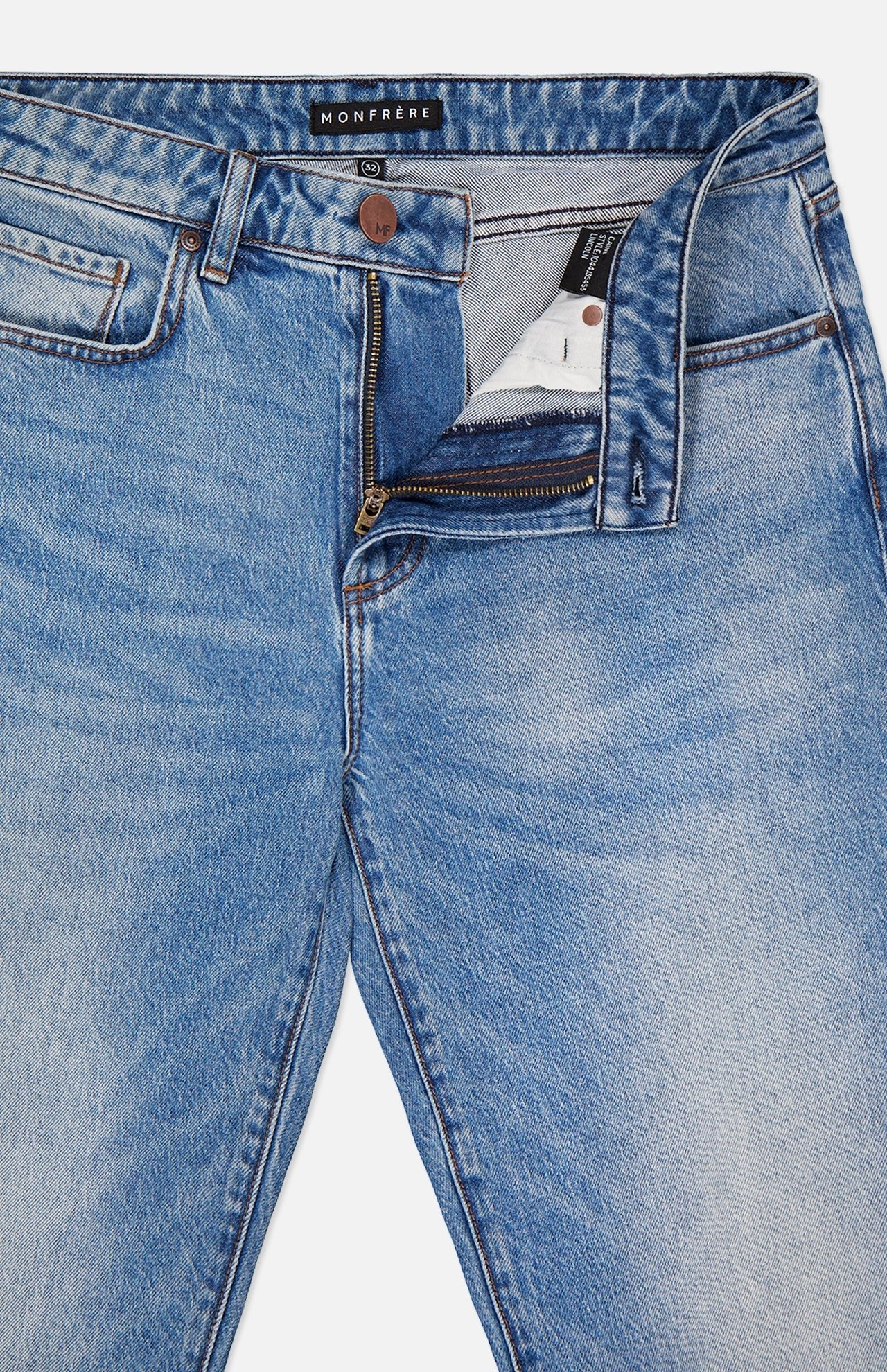 Monfrère Monfrere Caine Straight Leg Jeans Endless Waves