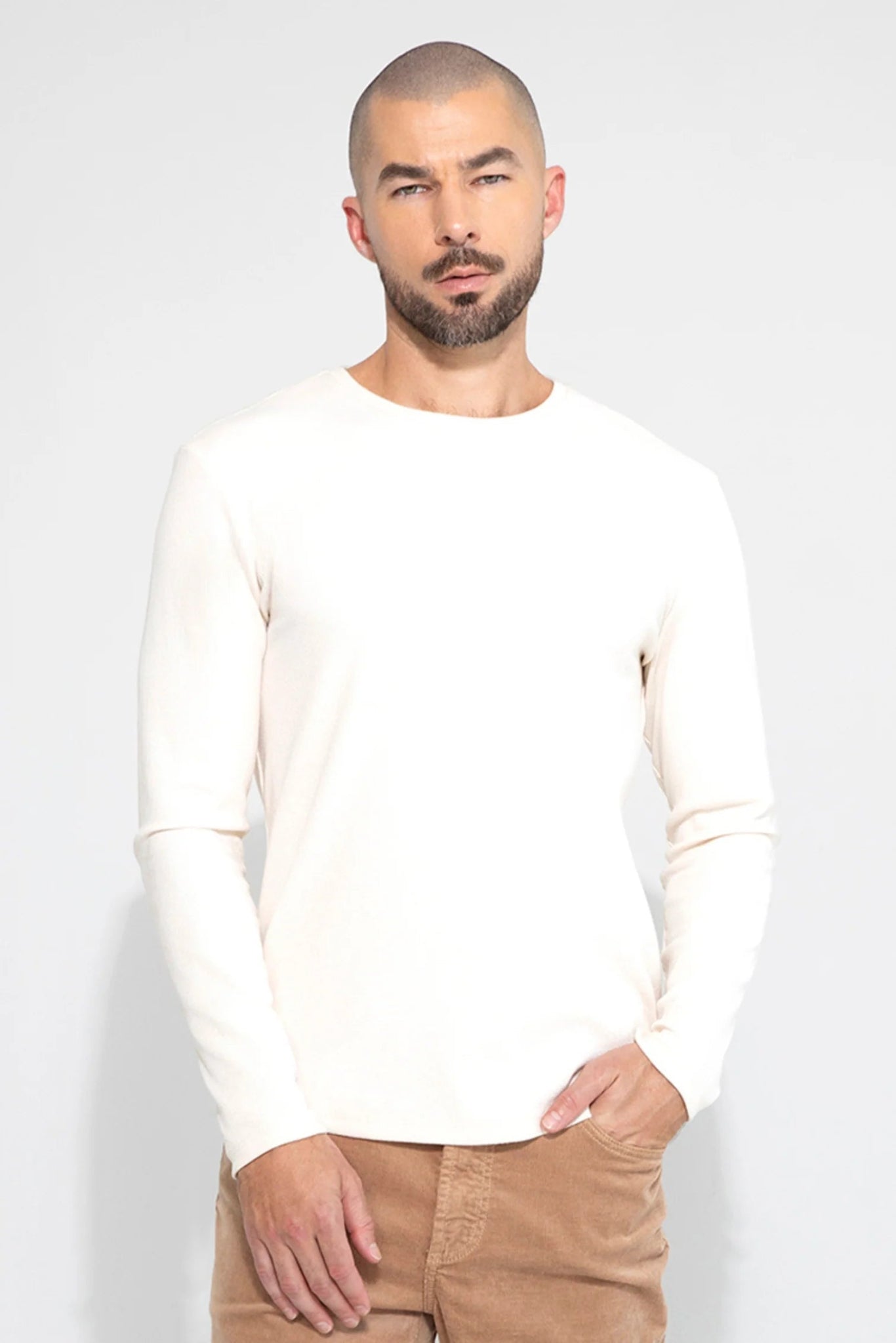 Monfrère Monfrère Dann Ribbed Long Sleeve Endless Waves