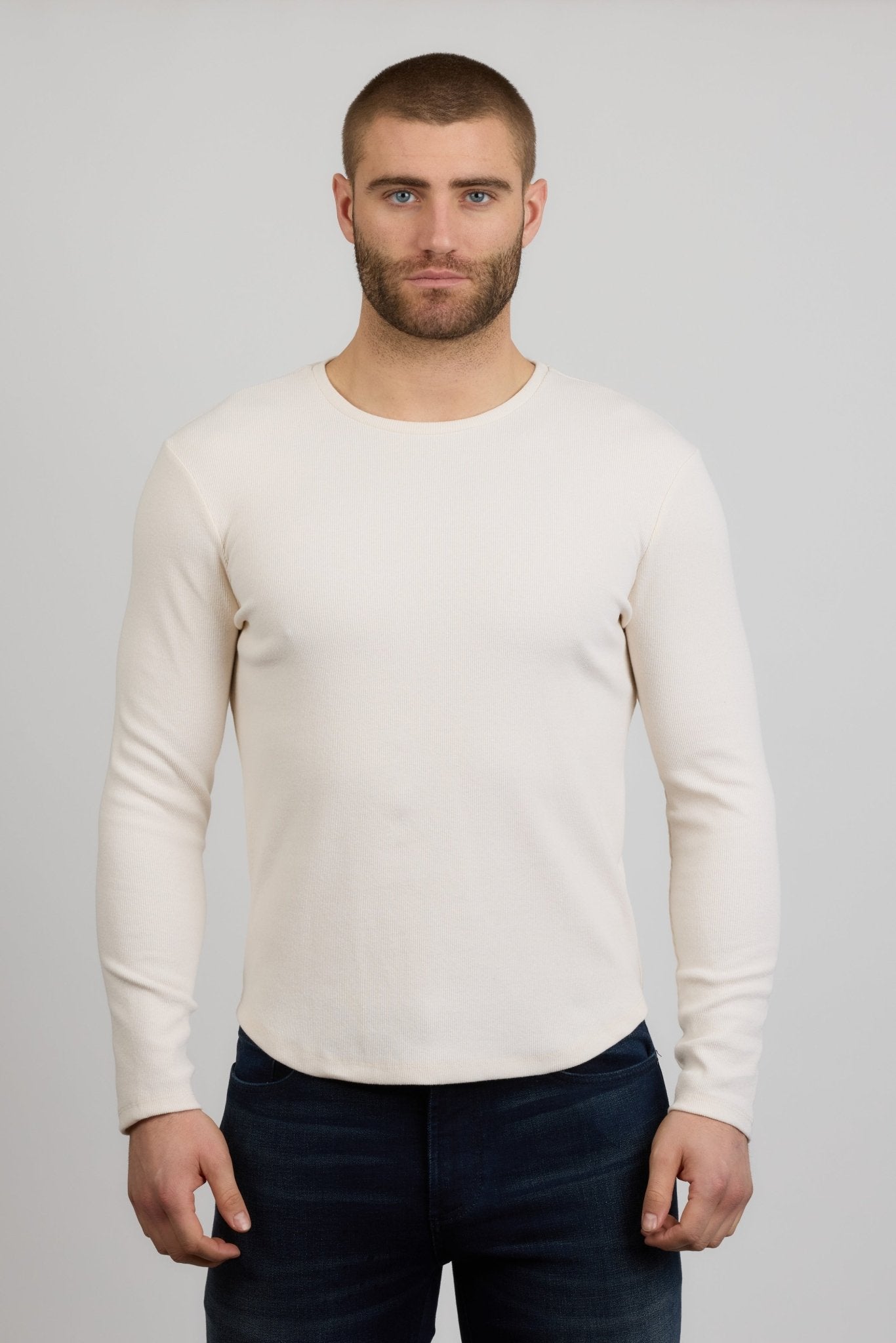 Monfrère Dann Ribbed Long Sleeve - Endless Waves