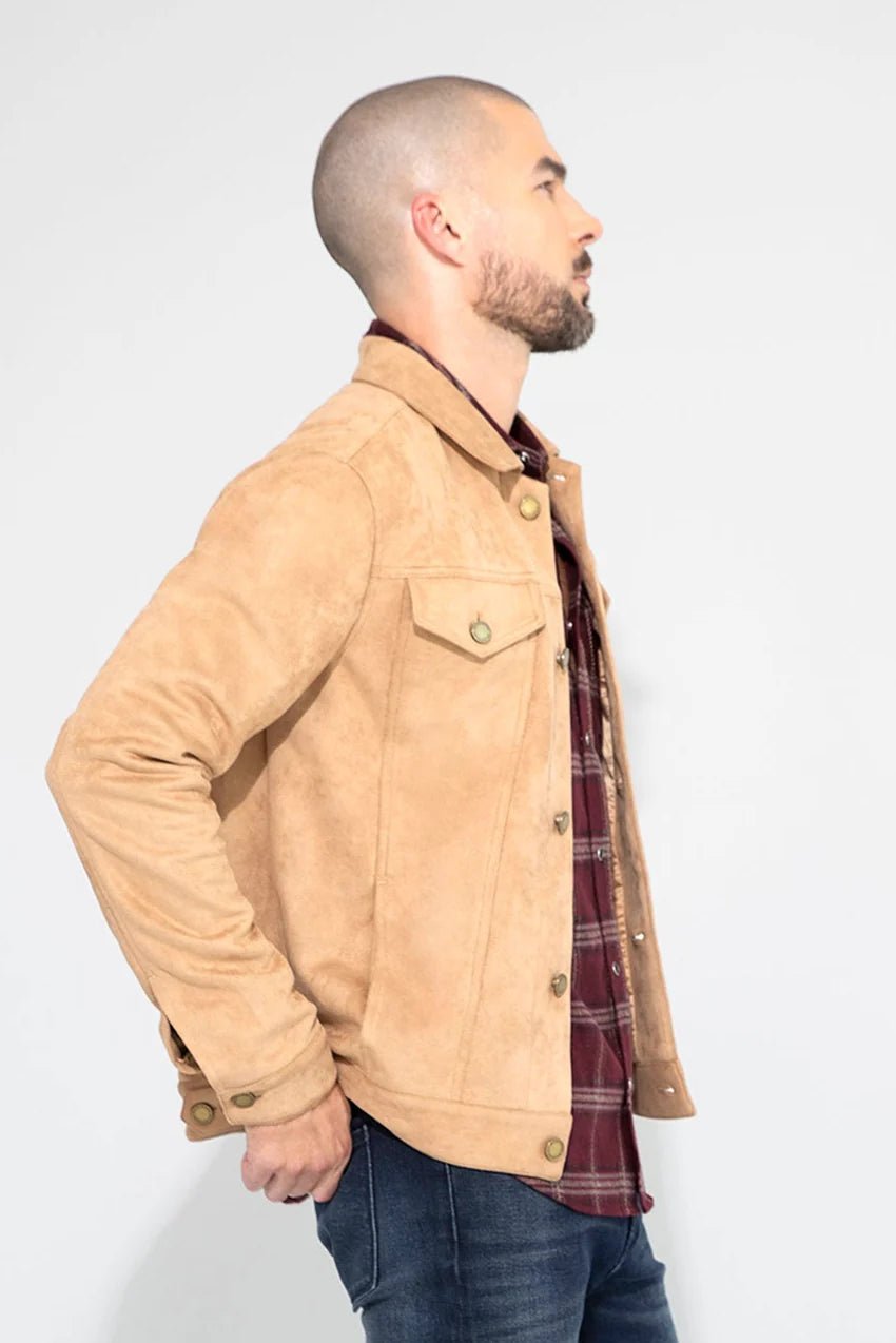 Monfrère Dean Butter Suede Jacket - Endless Waves