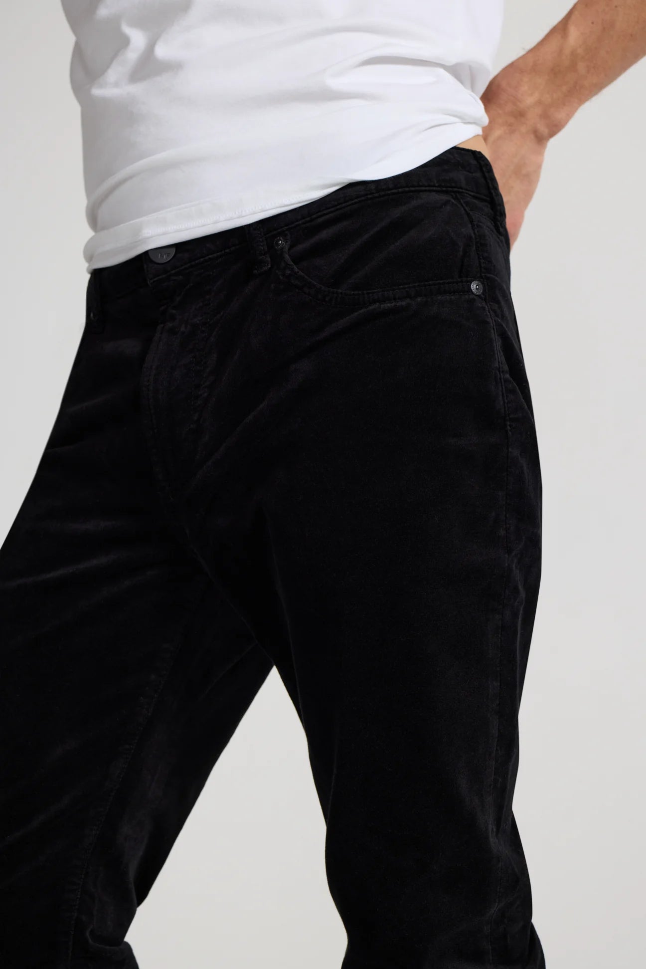 Monfrère Monfrere Brando Slim Fit Velvet Pants Endless Waves