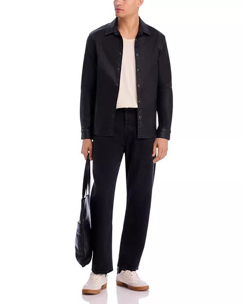 Monfrère Monfrère Cooper Coated Noir Shirt Endless Waves