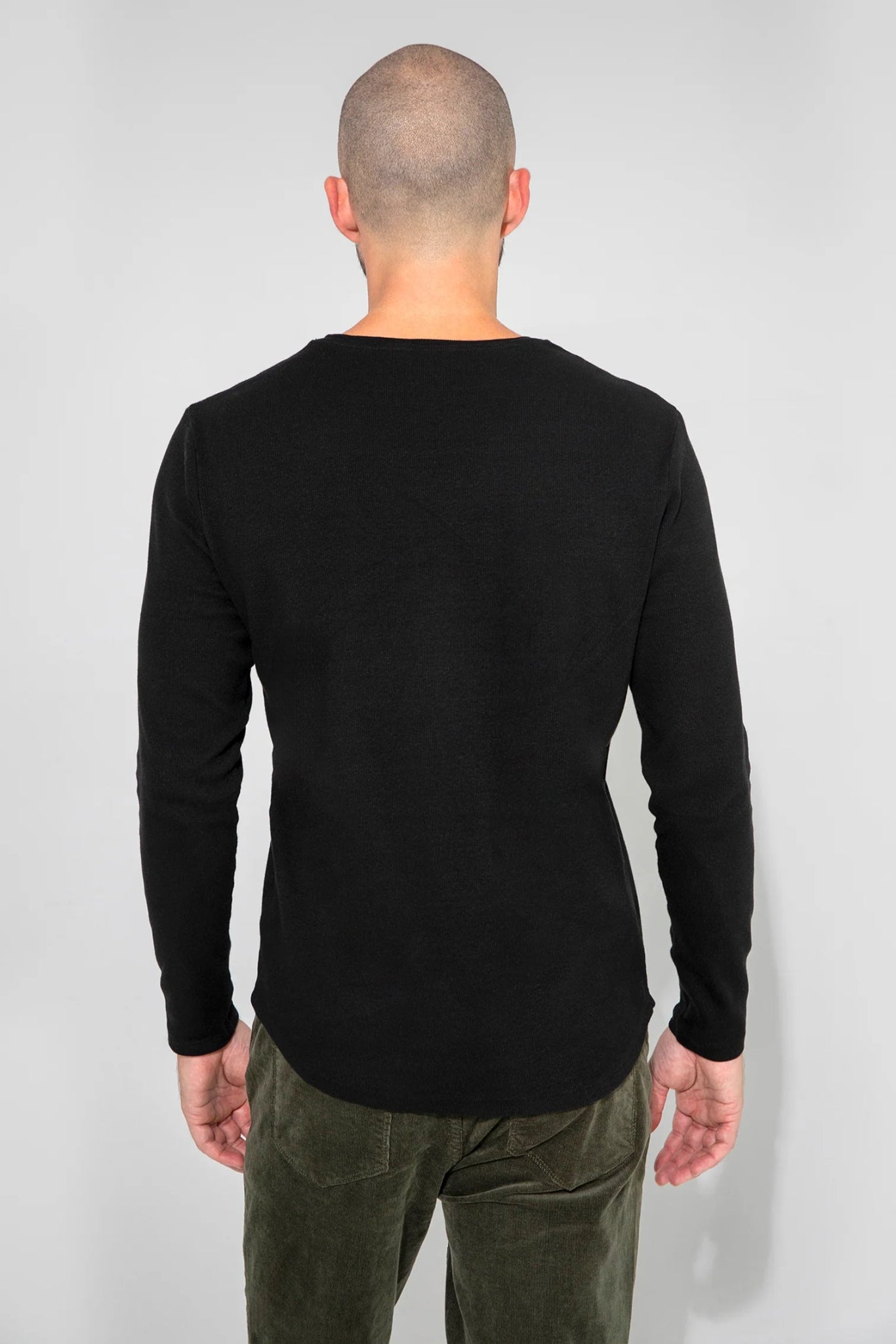 Monfrère Monfrère Dann Ribbed Long Sleeve Endless Waves