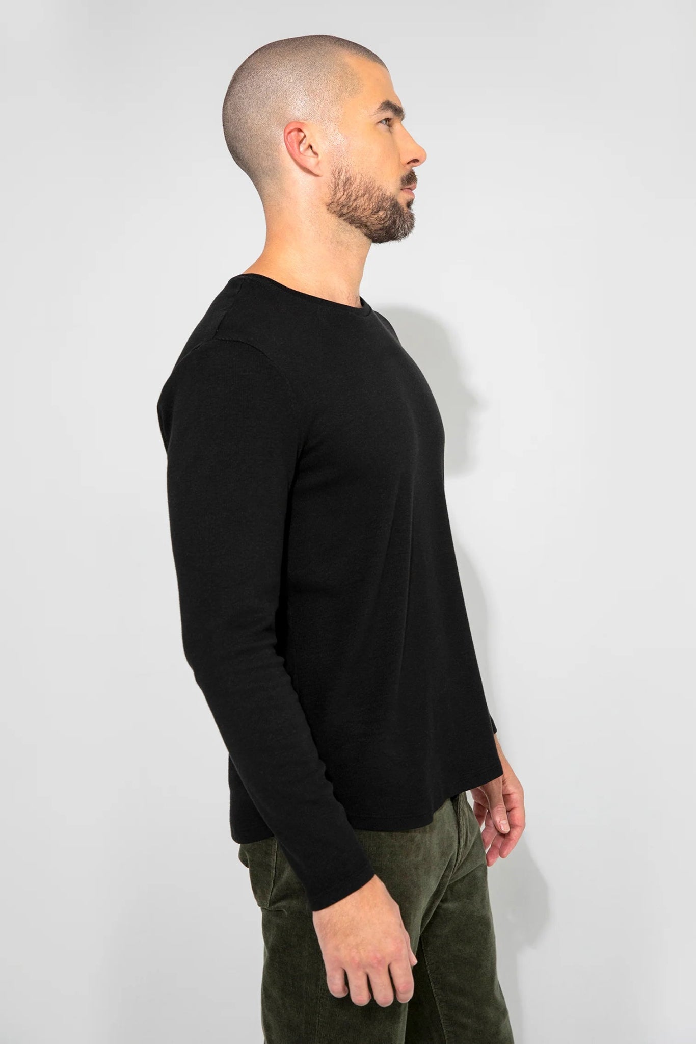 Monfrère Monfrère Dann Ribbed Long Sleeve Endless Waves