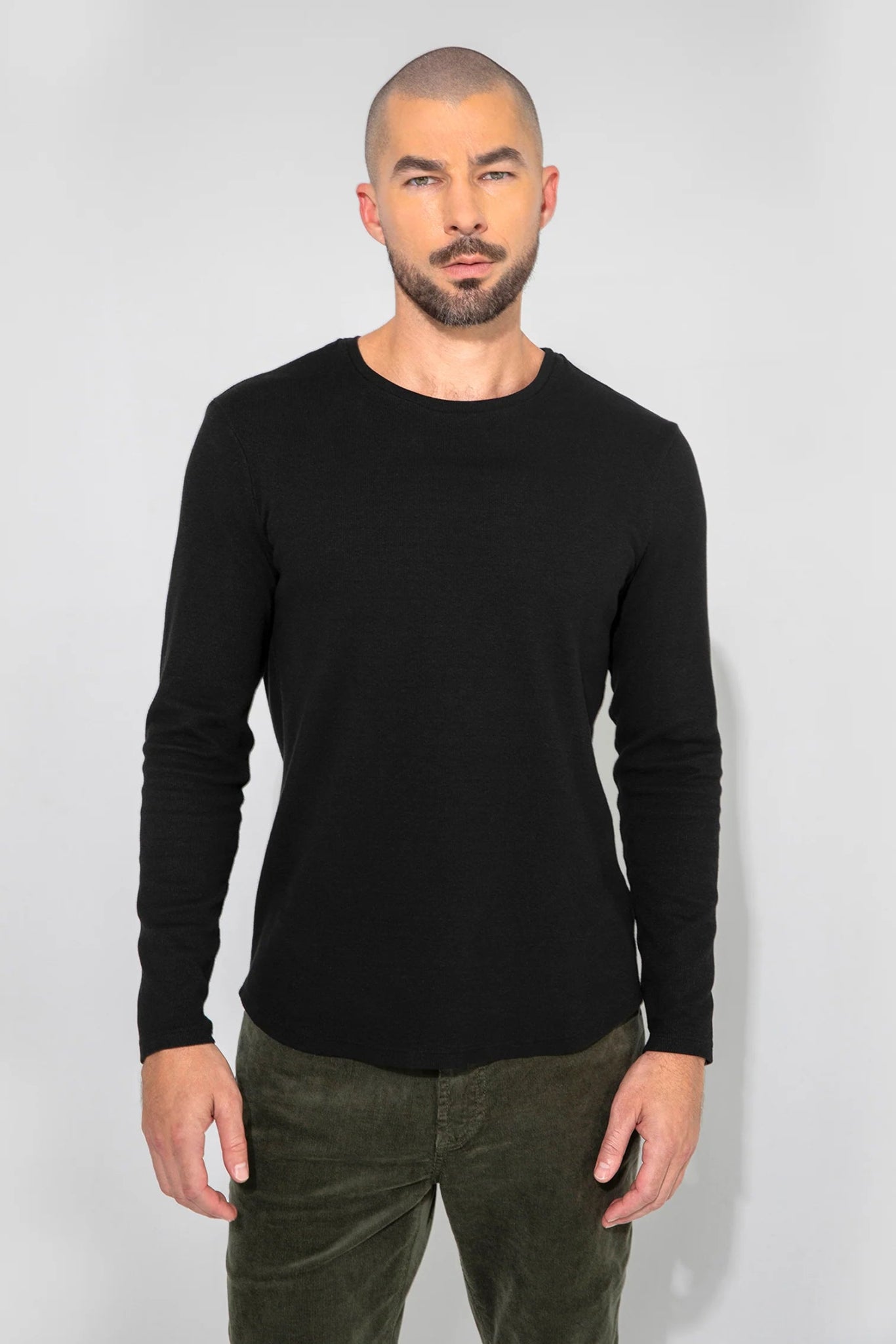 Monfrère Monfrère Dann Ribbed Long Sleeve Endless Waves