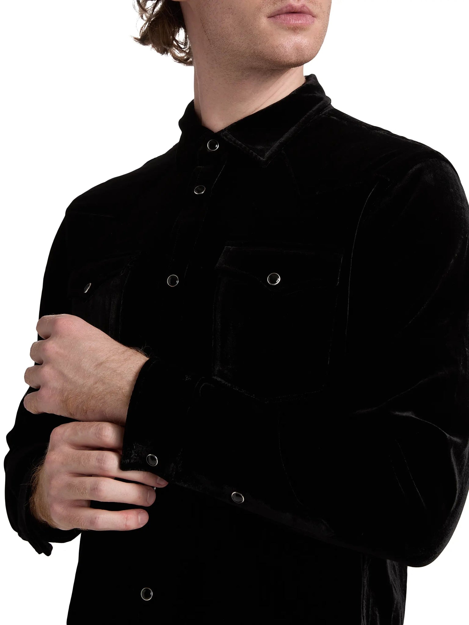 Monfrère Monfrere Eastwood Velvet Shirt Endless Waves