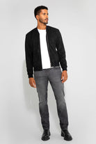Monfrère Monfrere Maverick Butter Suede Noir Bomber Jacket Endless Waves
