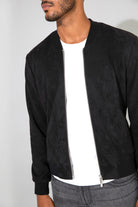 Monfrère Monfrere Maverick Butter Suede Noir Bomber Jacket Endless Waves