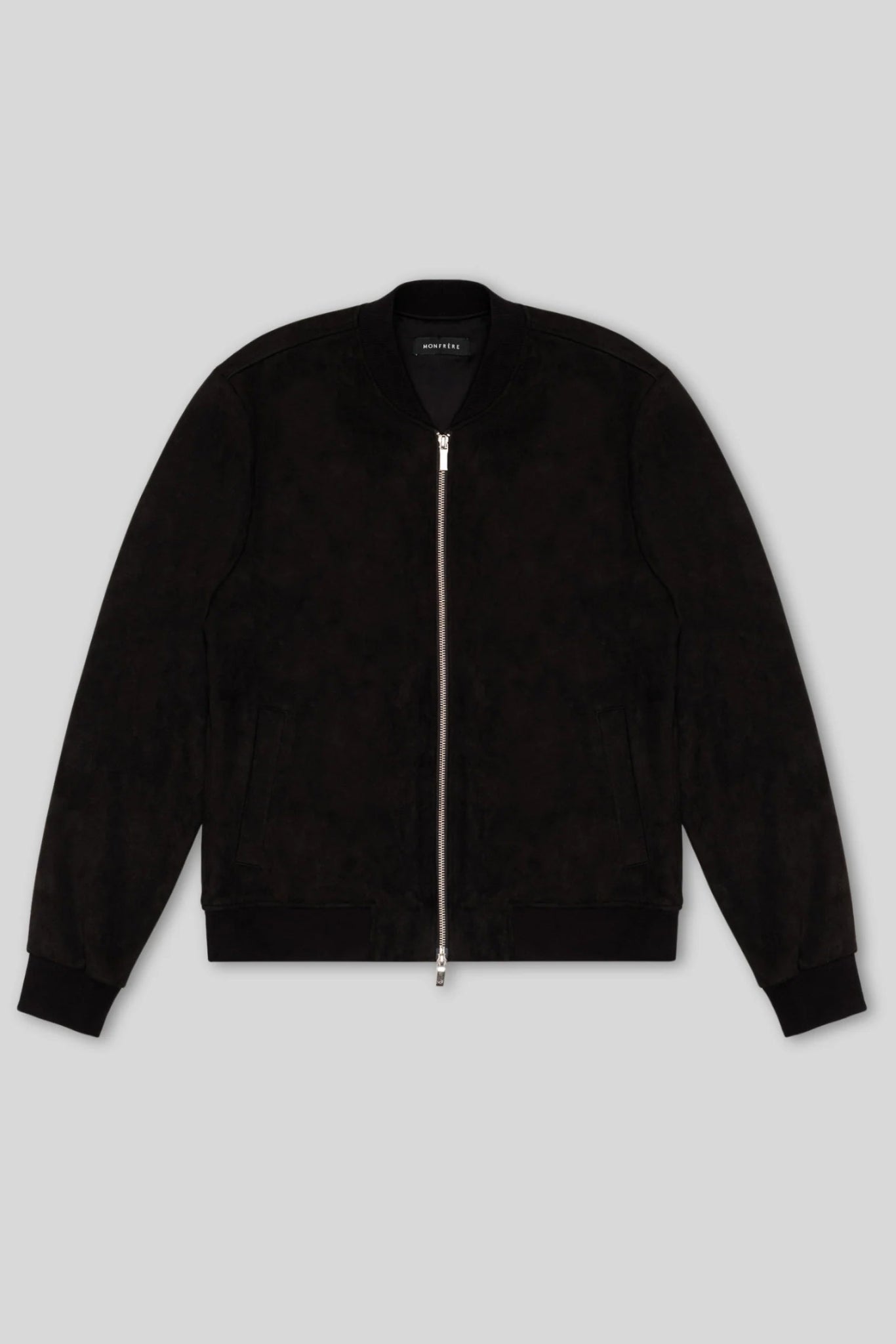 Monfrère Monfrere Maverick Butter Suede Noir Bomber Jacket Endless Waves