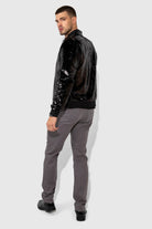 Monfrère Monfrère Ryder Sequin Noir Bomber Endless Waves