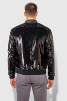 Monfrère Monfrère Ryder Sequin Noir Bomber Endless Waves