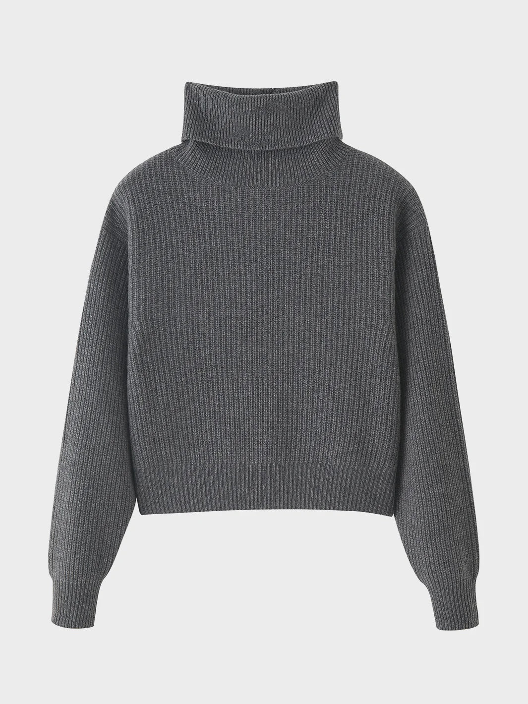 Naia Recycled Cashmere Turtleneck - Endless Waves