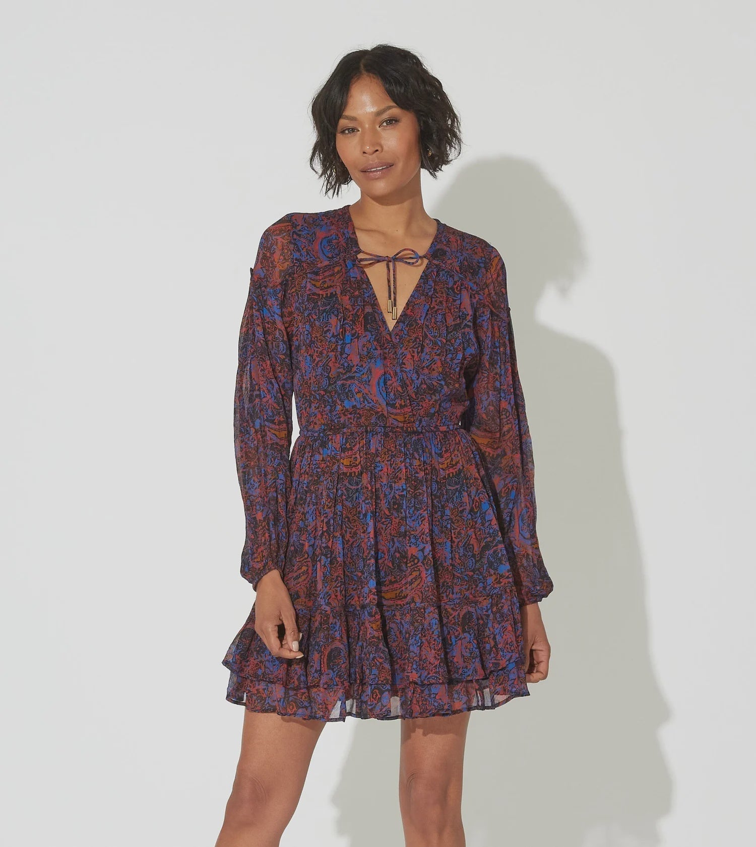 Nisha Mini Dress - Endless Waves