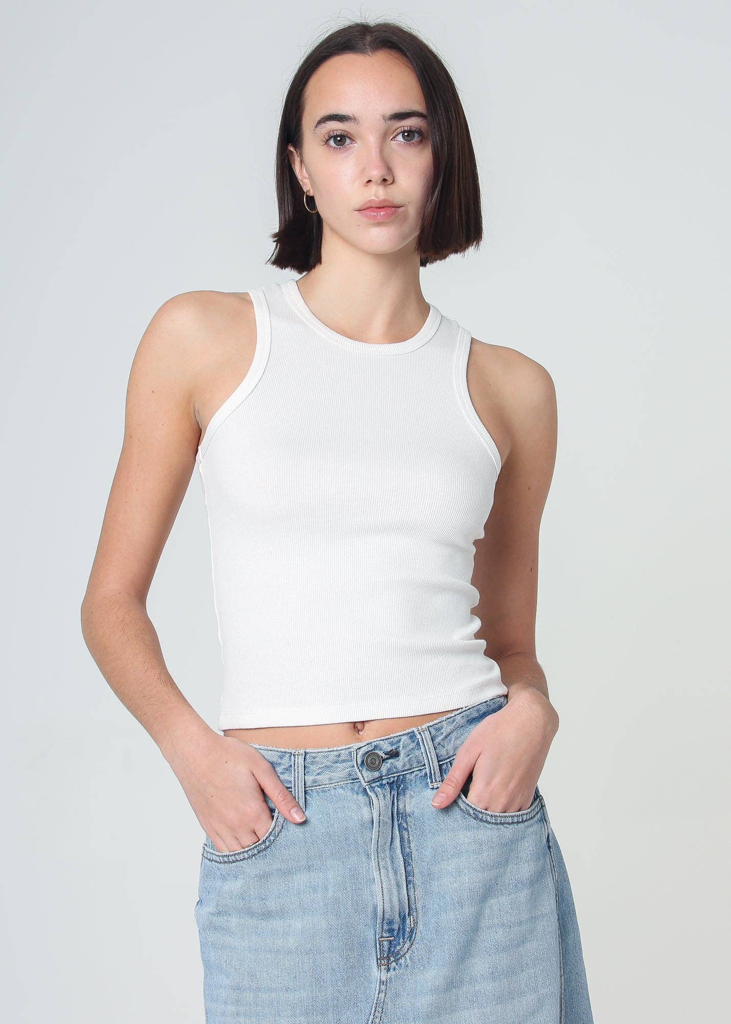 Noend Denim Daisy Tank Top