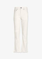 Noend Denim Farrah Mid Rise Cropped Kick Flare