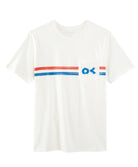 Nostalgic Stripe Short Sleeve Pocket Tee - Endless Waves