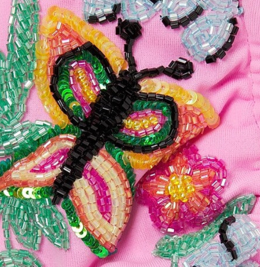 Oceanus Oceanus Los Angeles Beaded Bikini Bottom Endless Waves