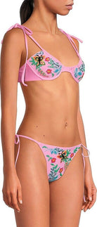 Oceanus Oceanus Los Angeles Beaded Bikini Bottom Endless Waves