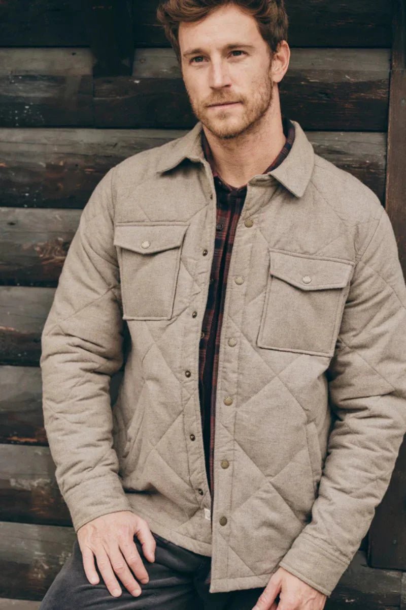 Olin Quilted Overshirt - Endless Waves