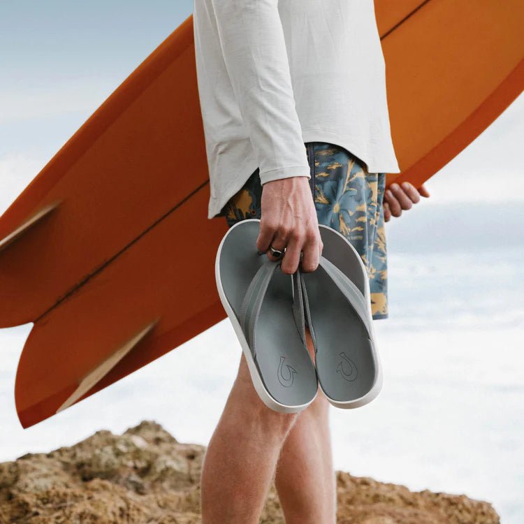 OluKai OluKai Men's Leeward Sandals Endless Waves