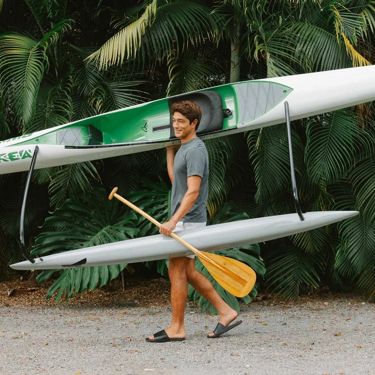 OluKai OluKai Men's Olali Leather Slide Sandals Endless Waves