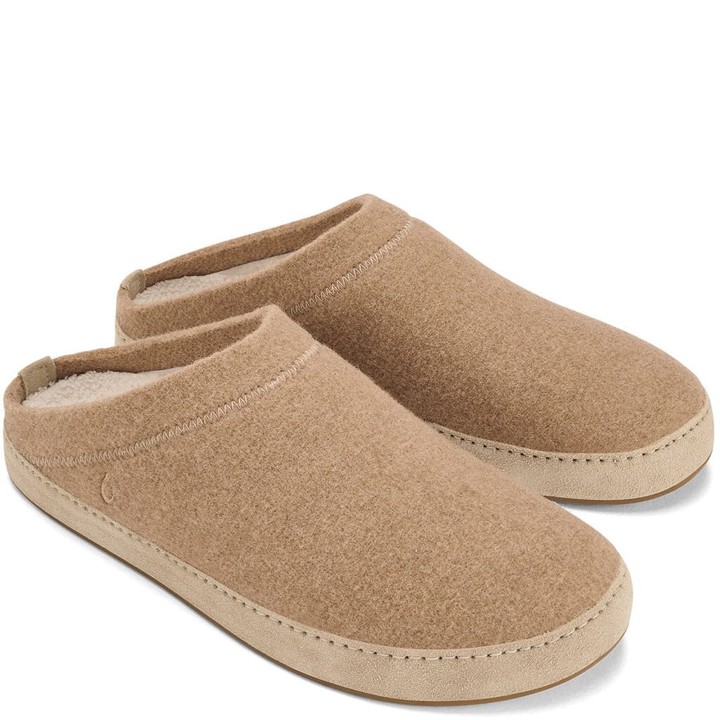OluKai OluKai Men's Hamani Hulu Wool Mule Slippers Endless Waves