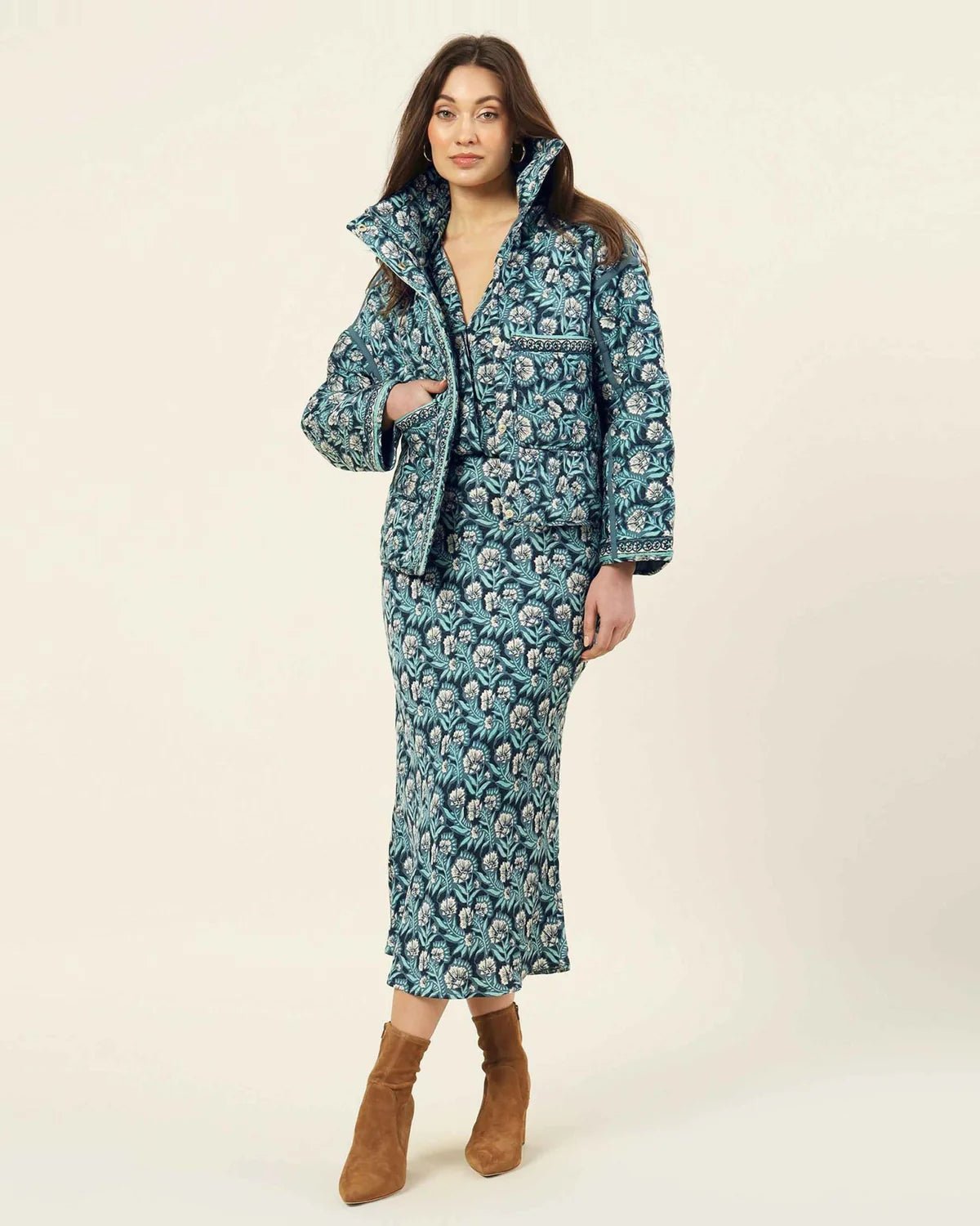 Omika Karima Jacket in Margo Brook Available at Endless Waves Boutique in Asbury Park, NJ