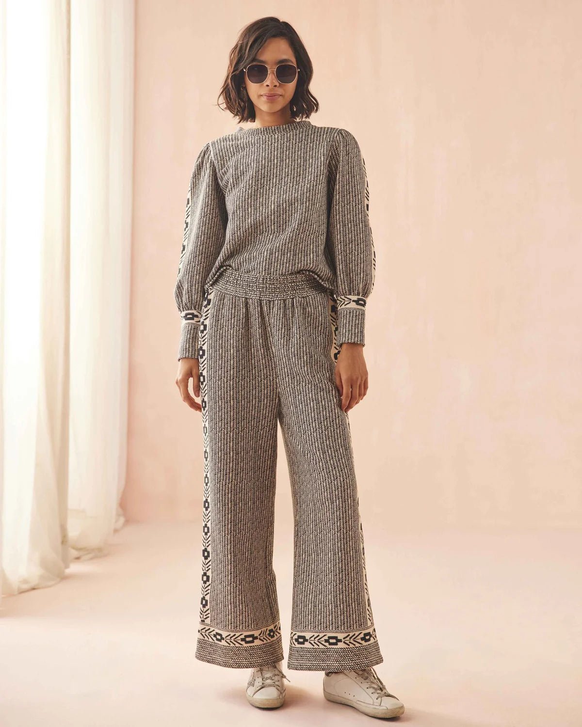 Omika Lydia Sweatshirt worn with matching Reese pants - Endless Waves