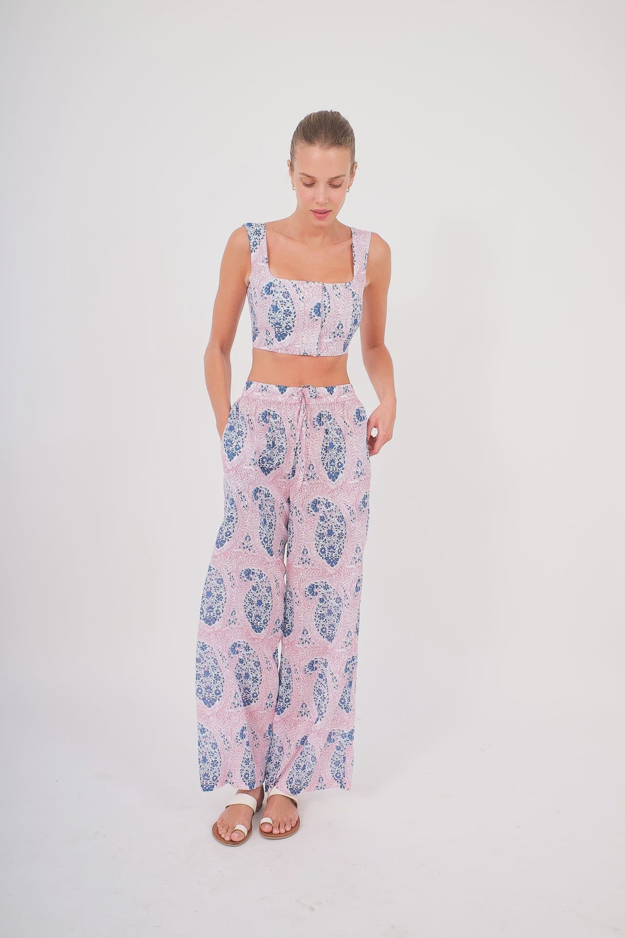Desert Queen Desert Queen Palazzo Pants Endless Waves