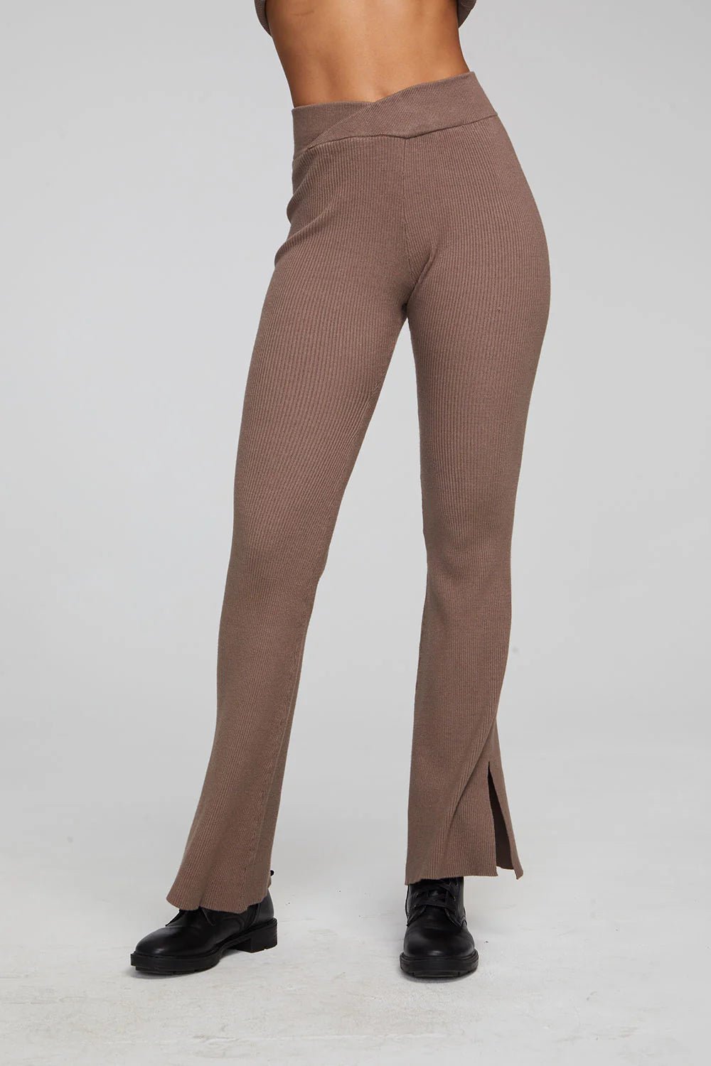 Party Deep Taupe Flare Bottoms - Endless Waves