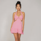 Peixoto Pink Iris Ariel Mini Dress Endless Waves