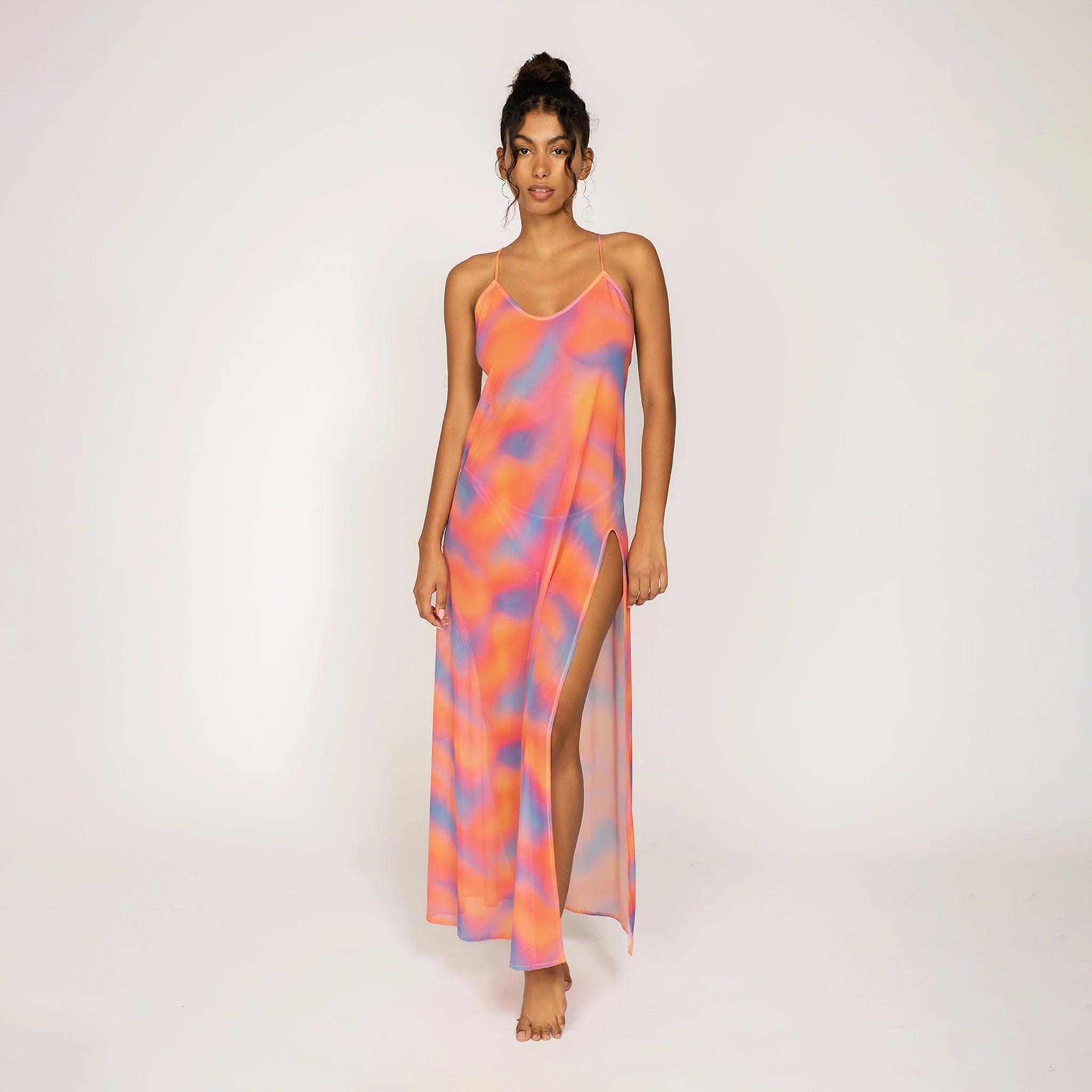Peixoto Peixoto Arya Mesh Dress Endless Waves