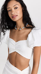 Peixoto Louisa Crop Top - Endless Waves