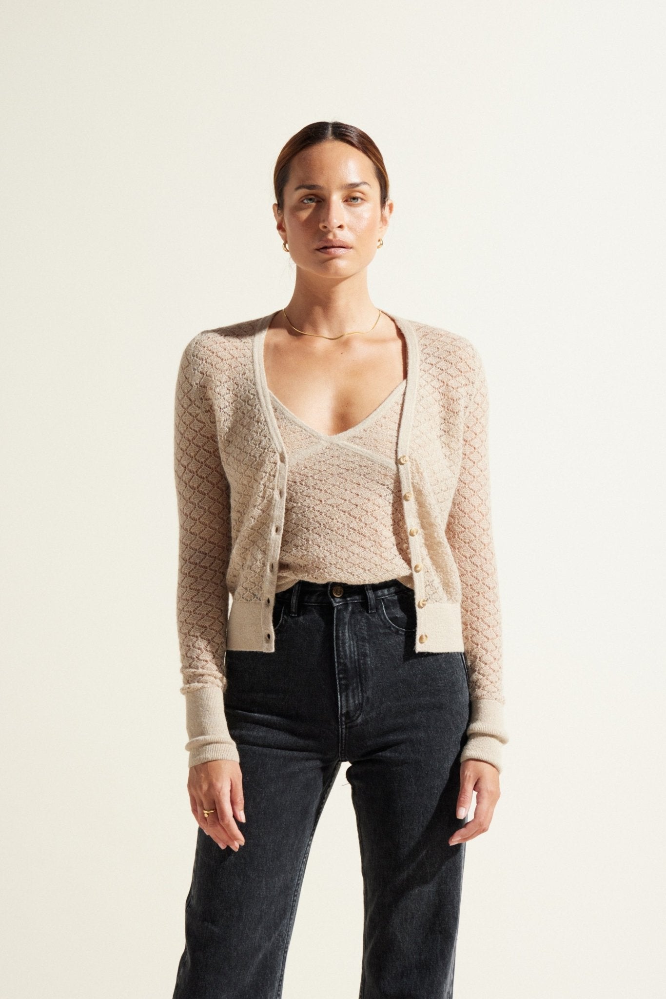 Auguste Auguste The Label Pippa Knit Cardigan Endless Waves