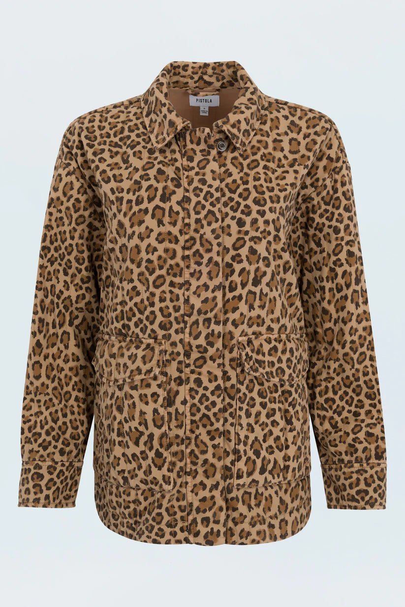 Pistola Cecile Quilted Leopard Jacket - Endless Waves