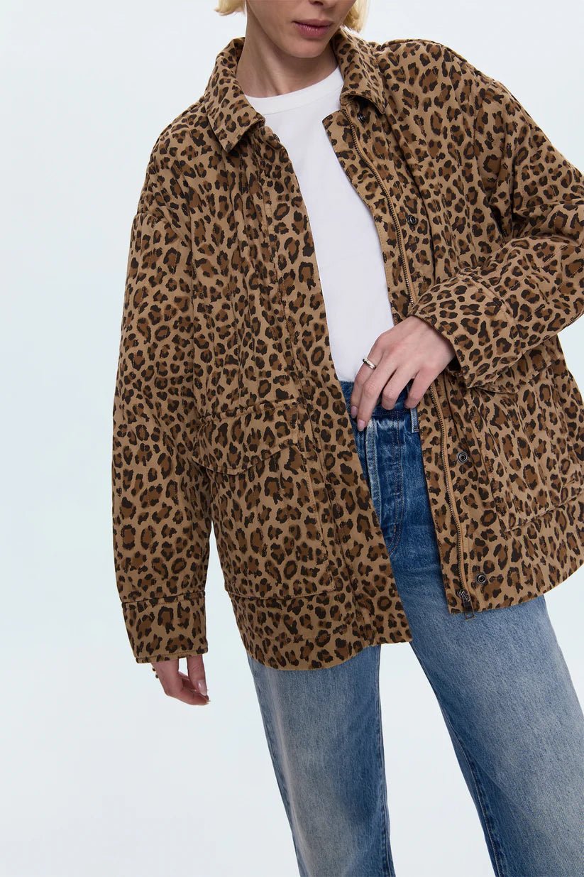 Pistola Cecile Quilted Leopard Jacket - Endless Waves