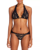 PQ Swim PQ Swim Lace Halter Bikini Top Endless Waves