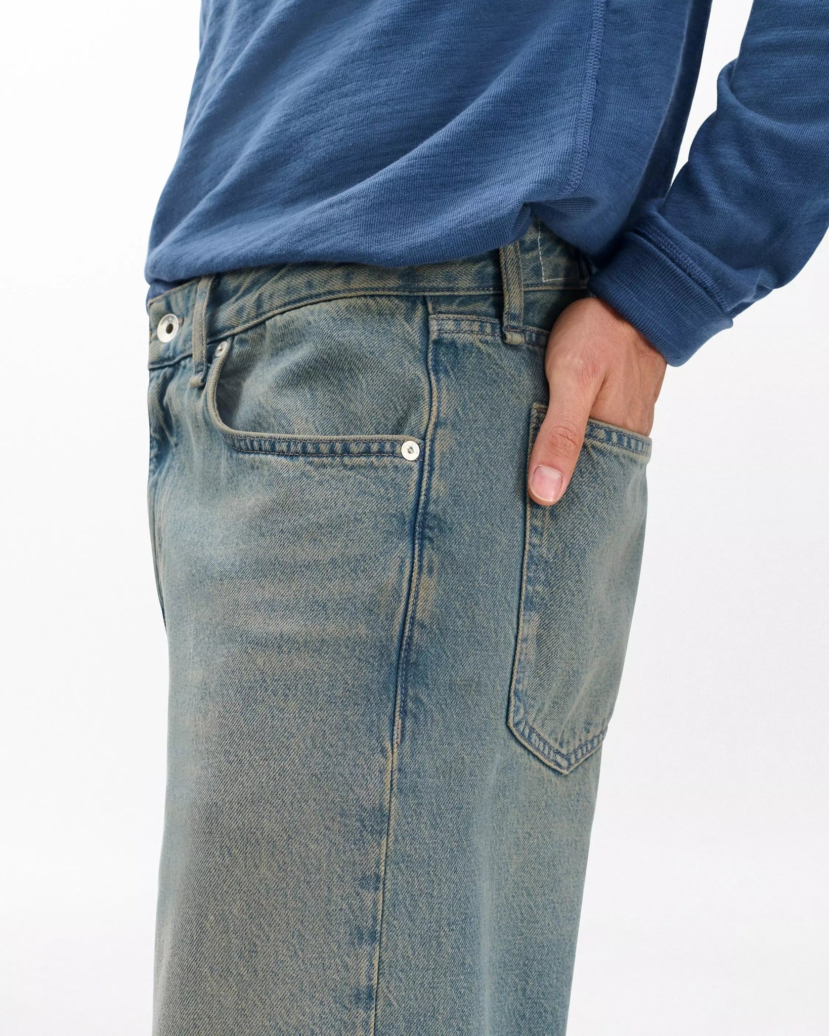 Rag & Bone Fit 4 Straight Jeans - Endless Waves