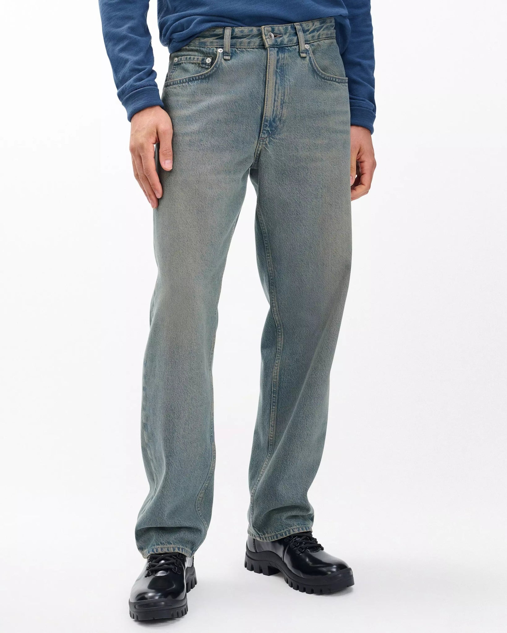 Rag & Bone Fit 4 Straight Jeans - Endless Waves