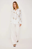 Rails Charli Shirt in Taupe Seashells