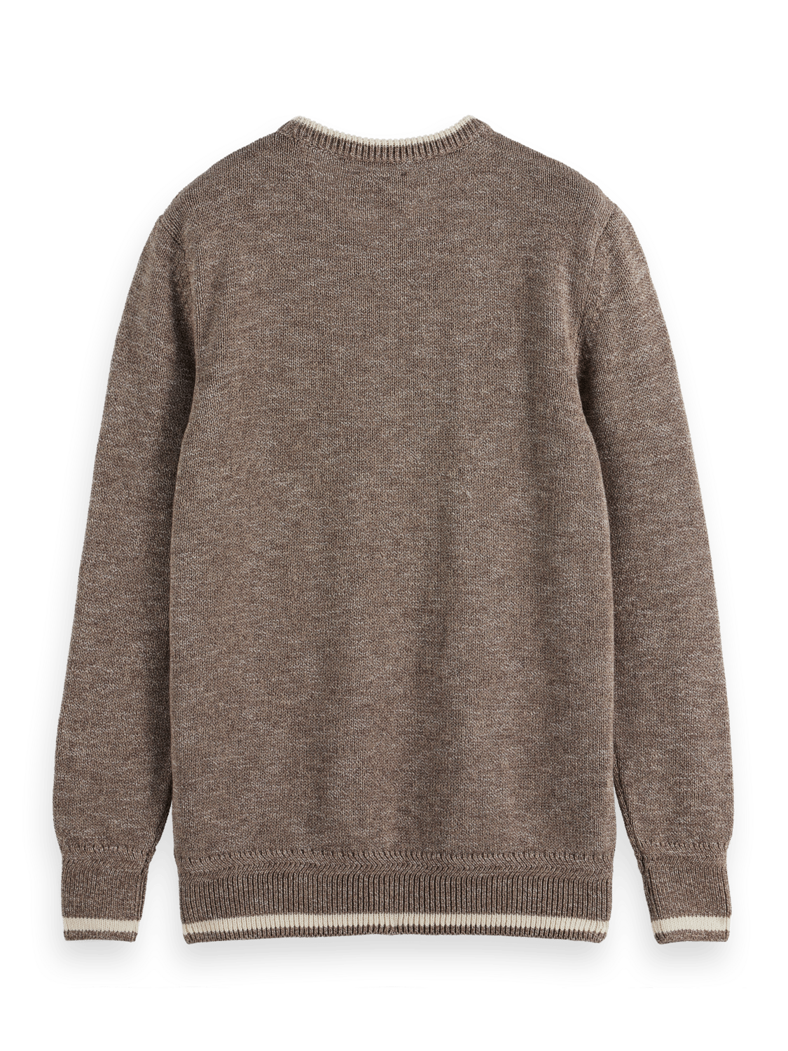 Regular Fit Melange Crewneck Pullover - Endless Waves