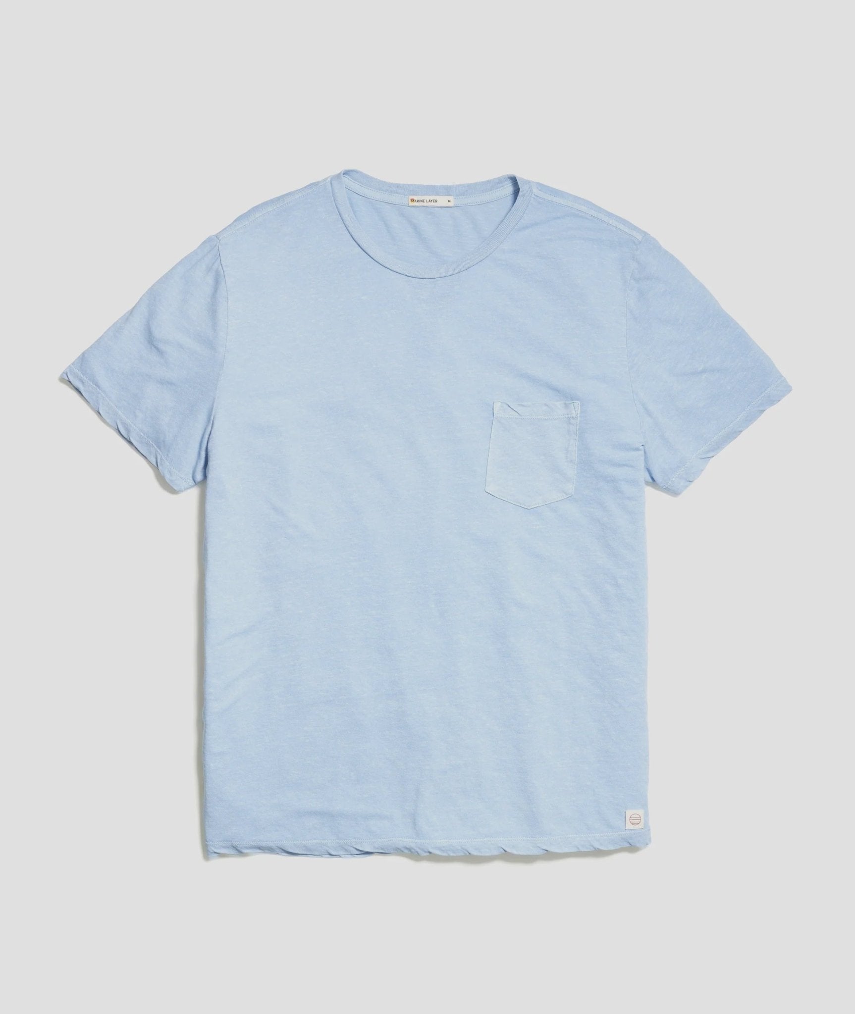 Relaxed Hemp Cotton Tee - Endless Waves