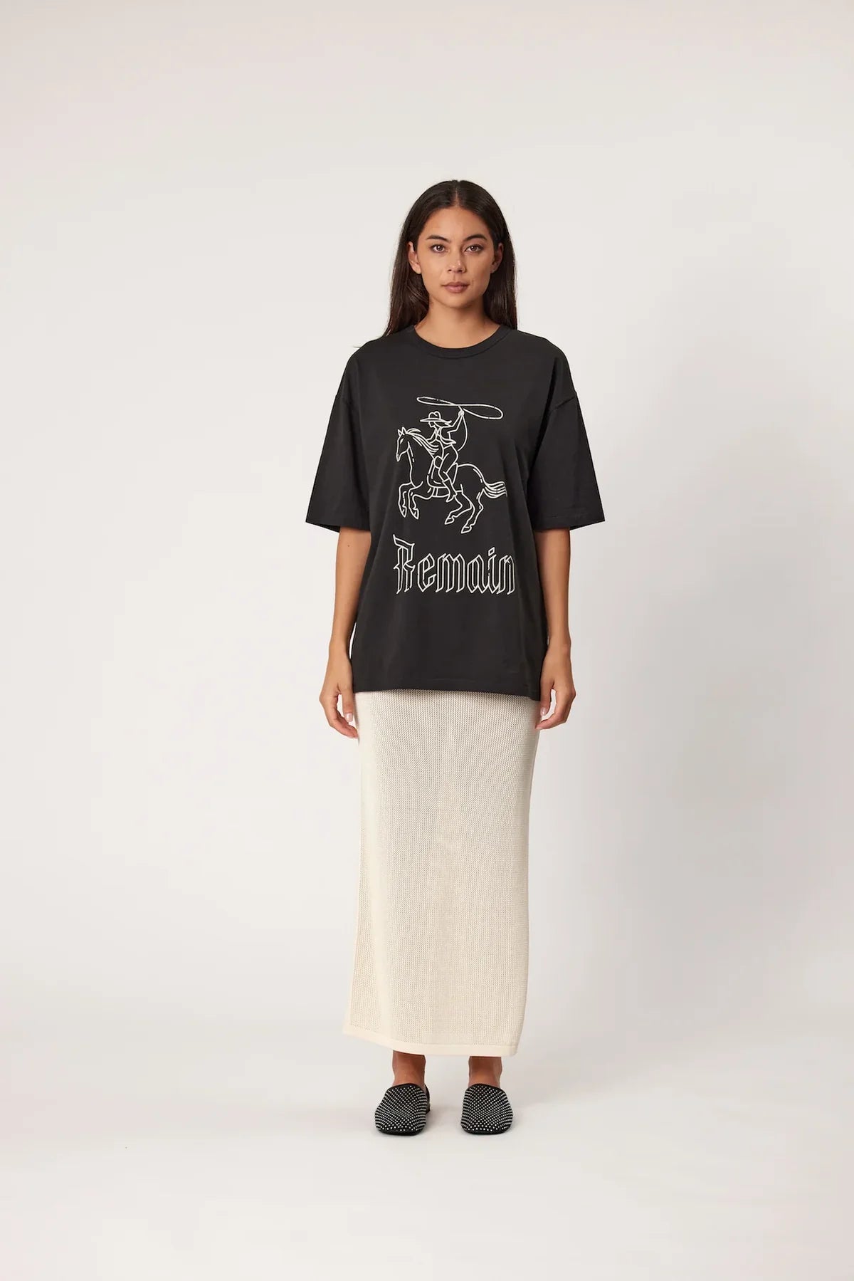 RMN Studios Oversized Bandida Tee Endless Waves