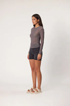 RMN Studios RMN Studios Cleo Sheer Rhinestone Top Endless Waves