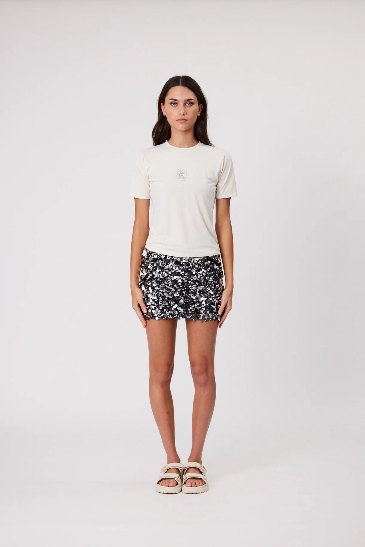 RMN Studios RMN Studios Delilah Sequin Mini Skirt Endless Waves