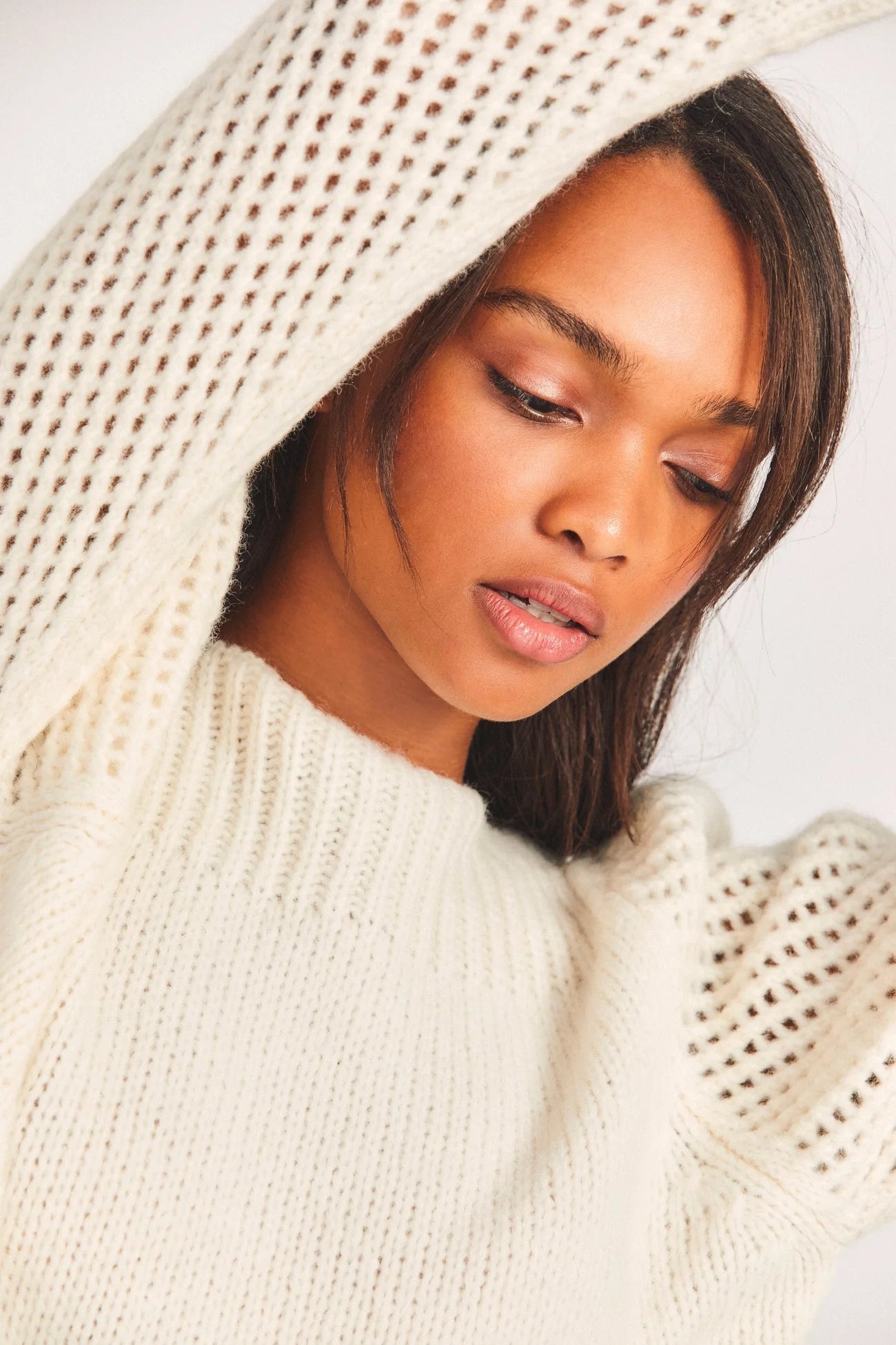 LoveShackFancy Rosie Sweater Endless Waves