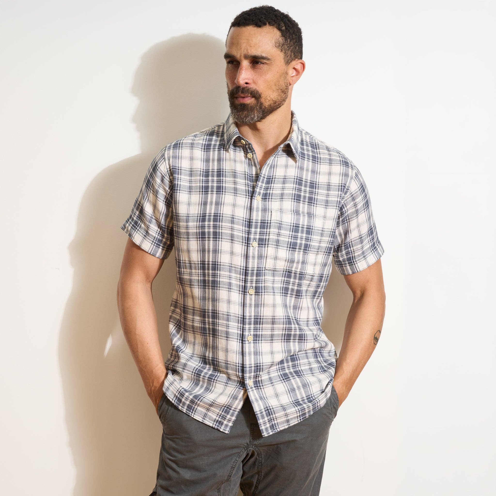 Rowan Bray Short Sleeve Plaid Shirt