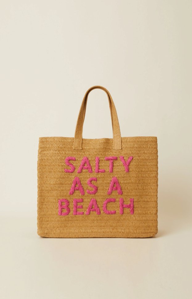 btb los angeles BTB Los Angeles Salty As a Beach Tote Endless Waves