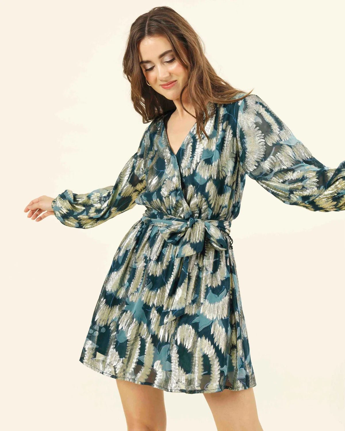 Omika Omika Samira Mini Dress Endless Waves