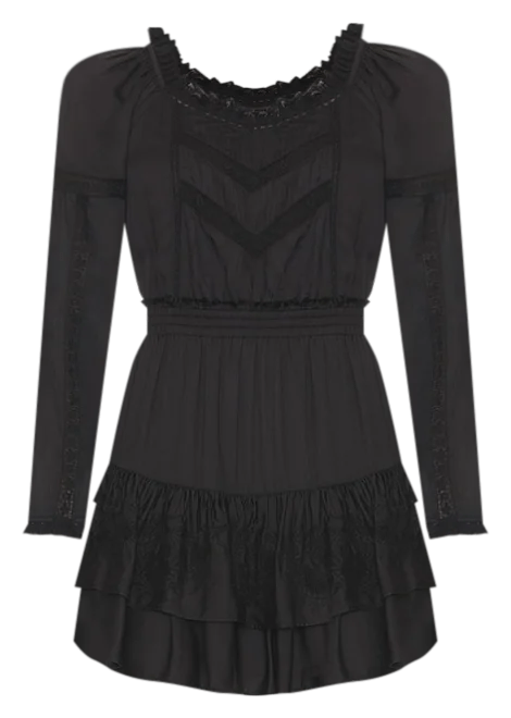 LoveShackFancy LoveShackFancy Sanaya Mini Dress Endless Waves